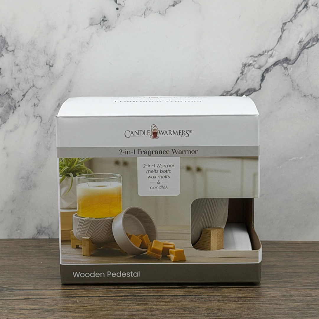 2-in-1 Grey Wax Melt/Candle Warmer - Corded