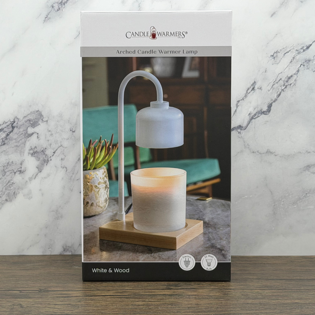 White Arched Candle Warmer - Corded
