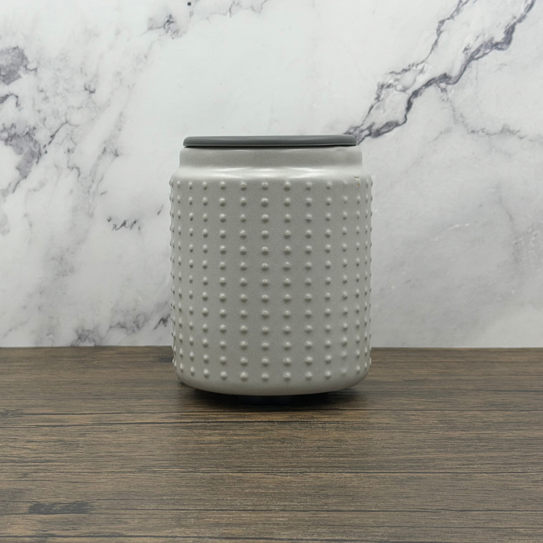 Grey Hobnail Wax Melt Warmer - Corded
