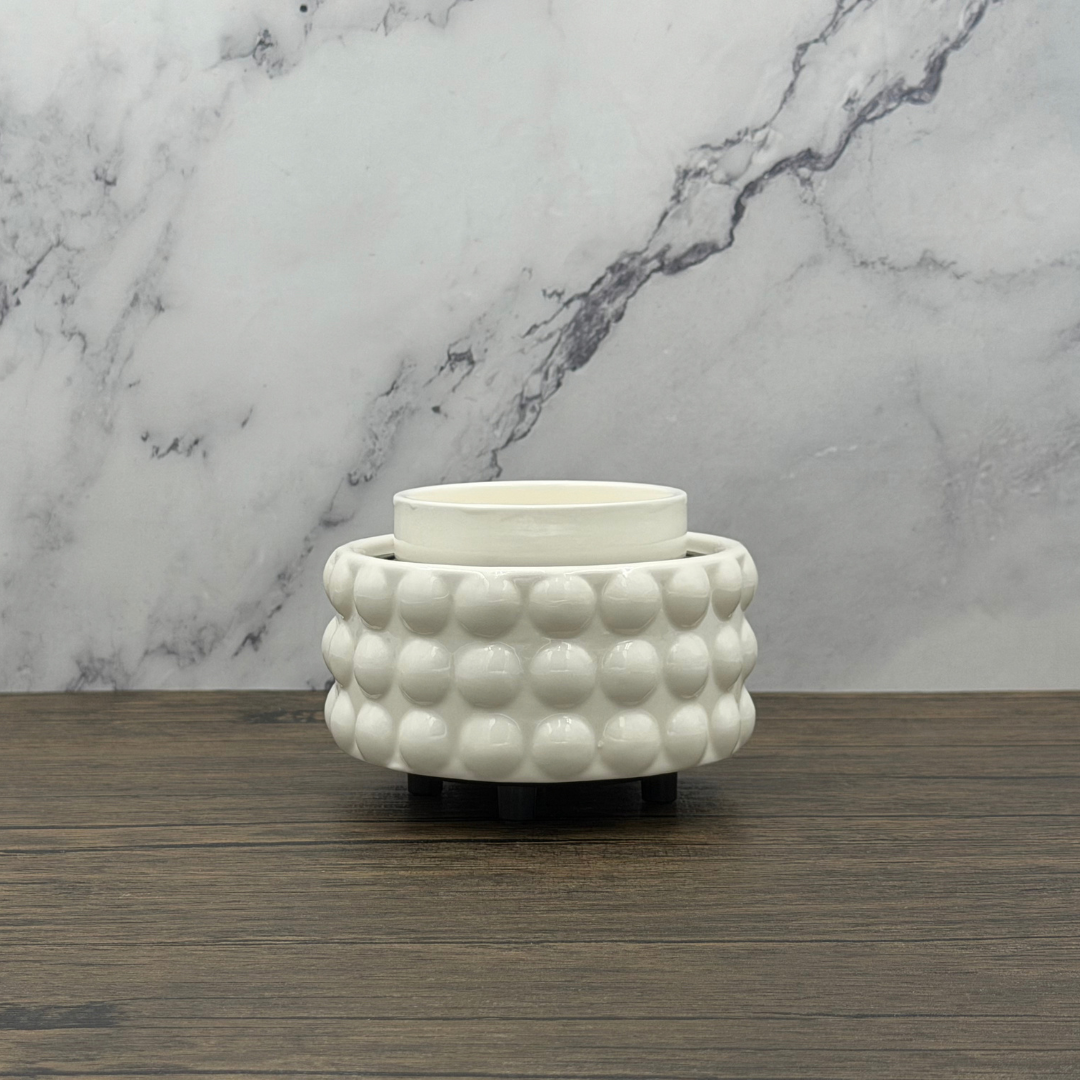 Beaded Cloud Fan Warmer - Corded