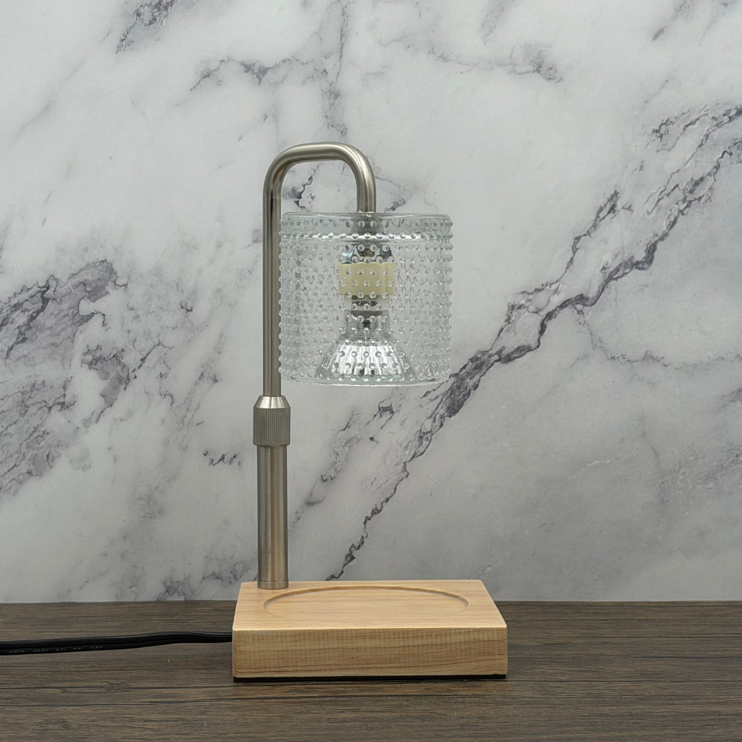 Textured Glass Candle Warmer - Corded