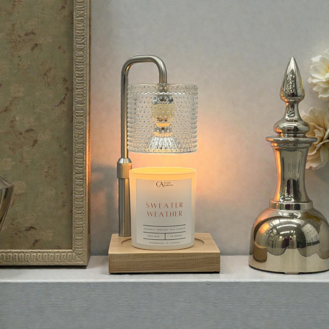 Textured Glass Candle Warmer - Corded