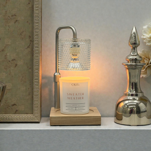 Textured Glass Candle Warmer - Corded