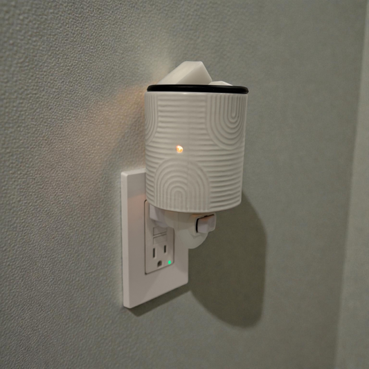 White Arch Deco Wax Melt Warmer - Plug-In
