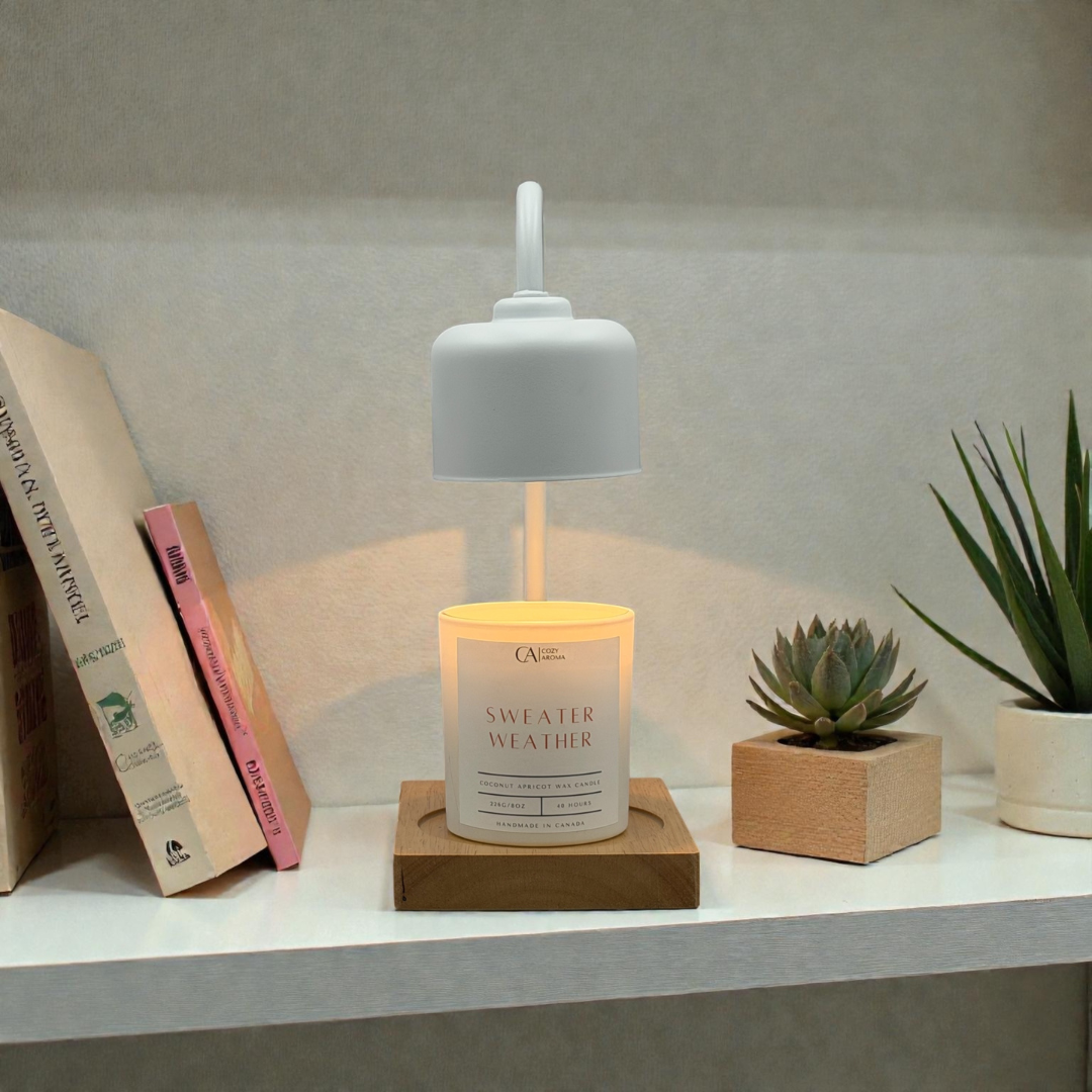 White Arched Candle Warmer - Corded